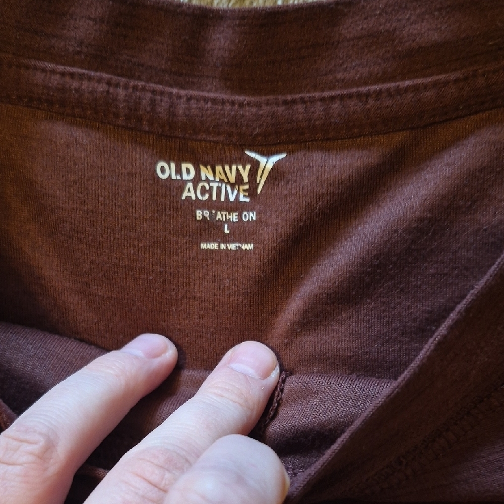 Old Navy Dusty Rose Long Sleeve Top - Picture 2 of 5